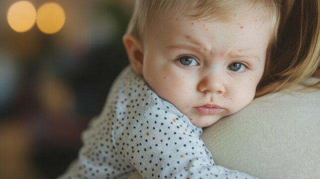 chiken pox on baby skin 