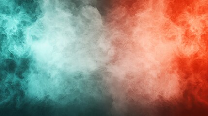 Obraz premium Gradient diffuse background illustration featuring coral and turquoise hues with subtle color differences, high-resolution 8k graphic art.