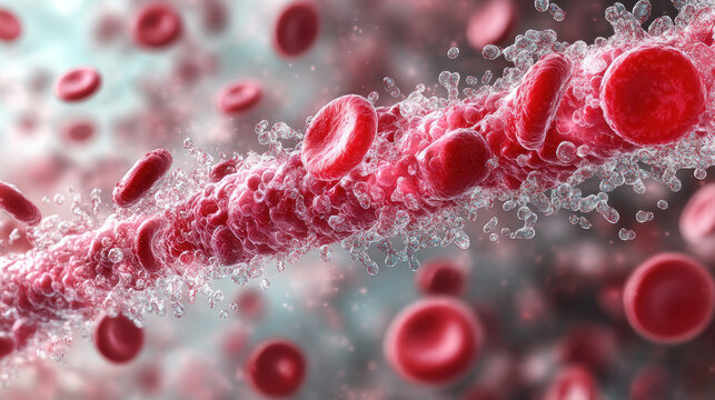 A detailed chart showing statistics and facts about blood clots in the leg to raise awareness.