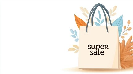 Colorful Sale Promotion Shopping Bag