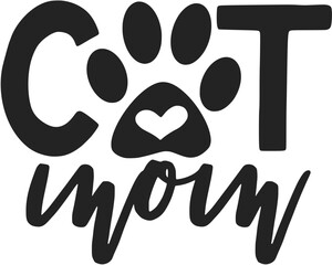 Pet Mom, Pet Mom Typo, Typography, Dog. Dog mom, Dog mom typography,  Pet