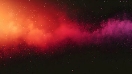 Naklejka premium A vibrant cosmic cloud of colors in a dark background.
