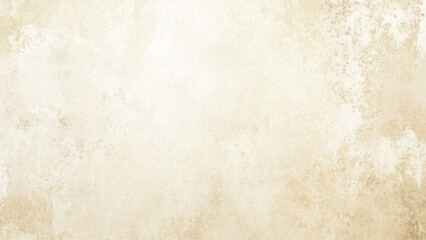 Obraz premium A brown wall with a white sign. Suitable for advertising or signage concepts, Modern grey paint limestone texture background in brown light seam home wall paper.