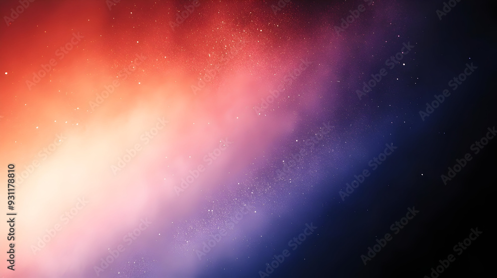 Canvas Prints A vibrant gradient of colors resembling a cosmic scene.