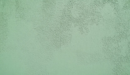 A close-up of a light green textured wall with a rough surface.