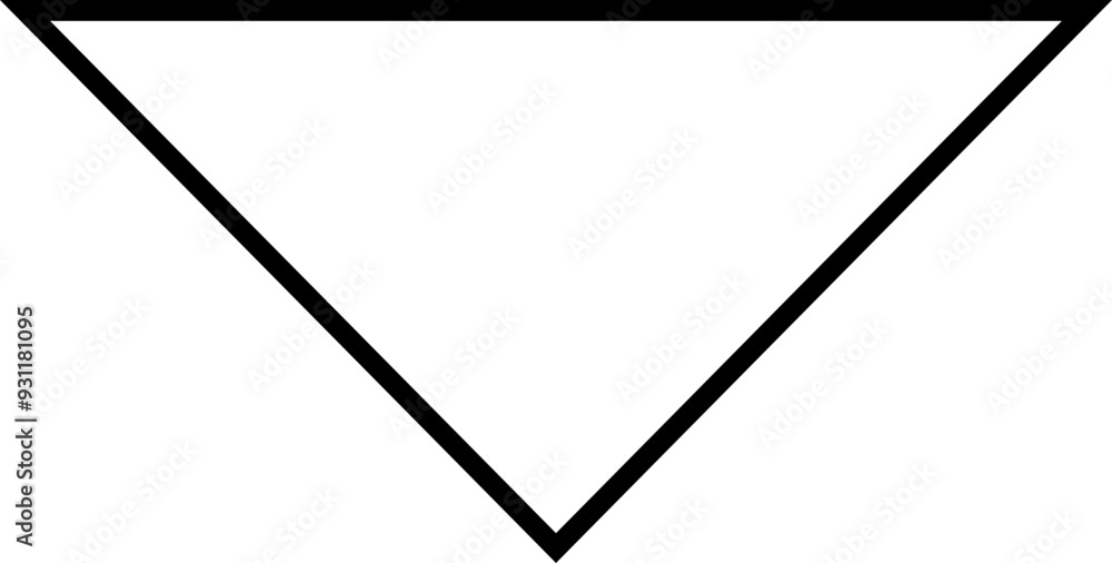 Poster down arrow vector icon. scroll illustration sign. animation of arrow bouncing as it slide down. grap
