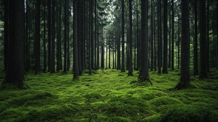 Obraz premium A Mystical Path Through the Forest