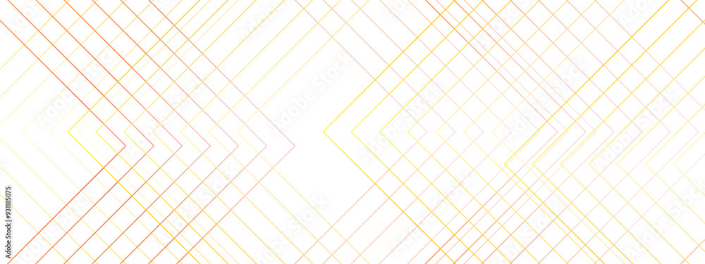 Leinwandbilder Abstract modern minimalistic golden and red geometric line with layered geometric triangle shapes. Futuristic digital landscape with lines. Concept for dynamic websites, striking posters, and business