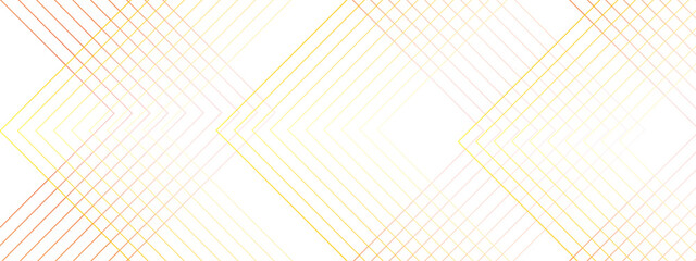 Abstract modern minimalistic golden and red geometric line with layered geometric triangle shapes. Futuristic digital landscape with lines. Concept for dynamic websites, striking posters, and business