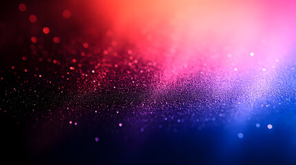 Abstract colorful background with sparkling particles.