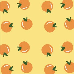 seamless background with orange