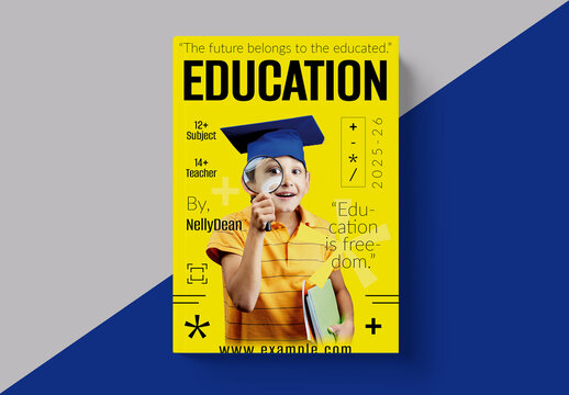 Education Book Cover Layout