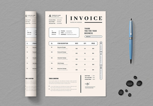 Invoice Template Layout