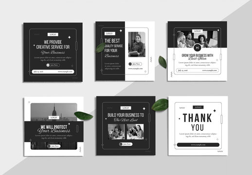 Social Media Post Banner Layout