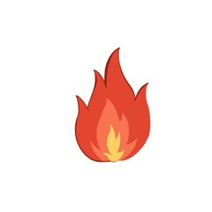 Fire icon. Simbol