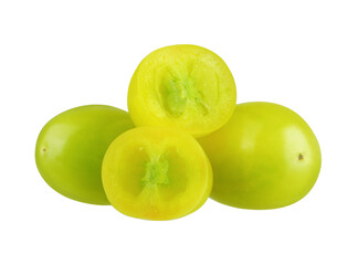 MIni tomato vegetable isolated on white background.