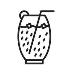 Juice icon vector image.Suitable for use on web apps, mobile apps and print media. 