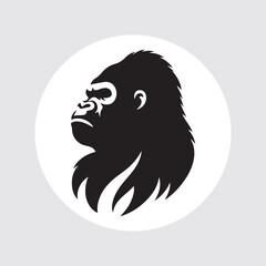 silhouette of a Gorilla © MDTOUFICKAHAMAD