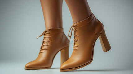 a woman's leg with a swollen ankle, focusing on the affected area and skin texture