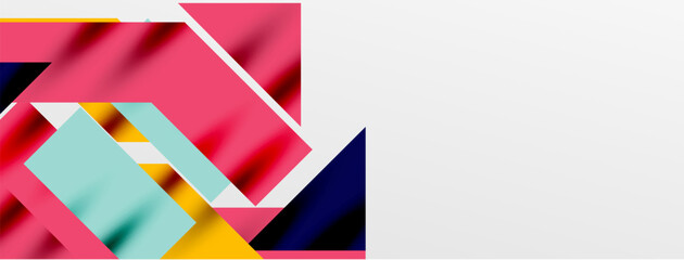 Minimal composition abstract lines and triangles background. Vector Illustration For Wallpaper, Banner, Background, Card, Book Illustration, landing page