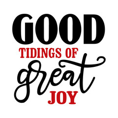 Good Tidings Of Great Joy SVG