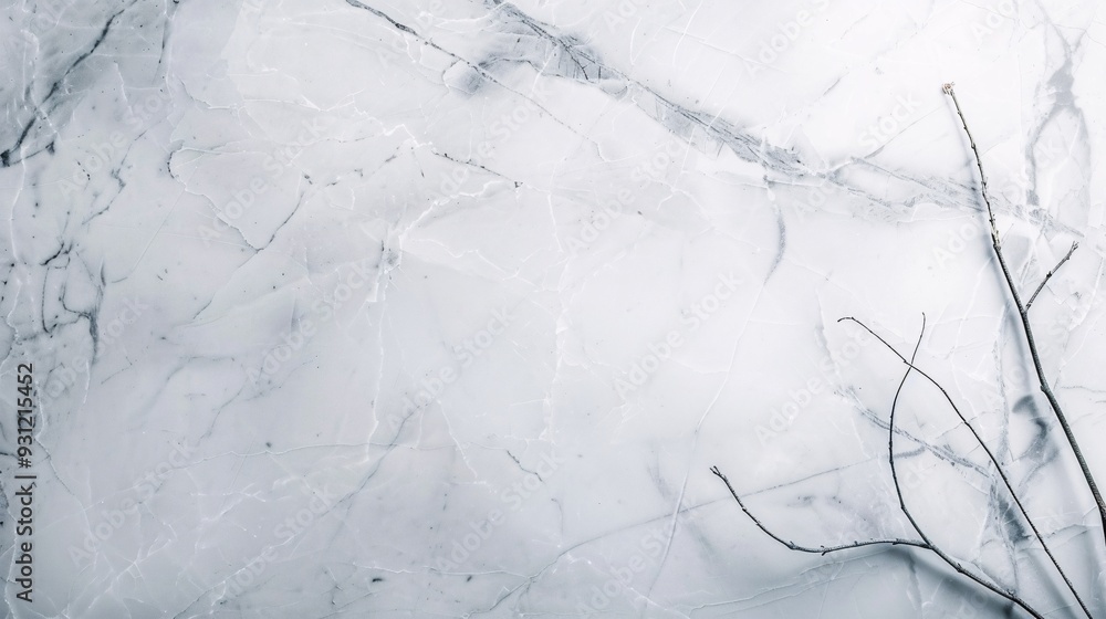 Aufkleber polished marble surface with subtle gray veining, creating a sleek and sophisticated background with