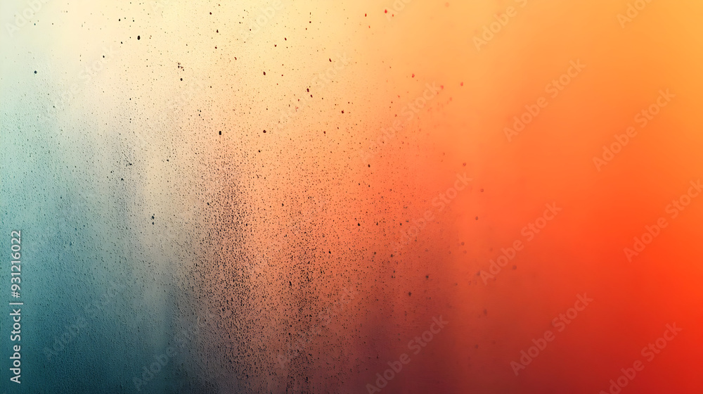 Poster abstract gradient with textured surface and color blending.