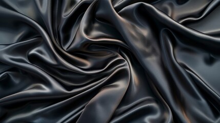 Obraz premium Luxurious silky fabric with elegant draping and subtle sheen, smooth texture background, refined design