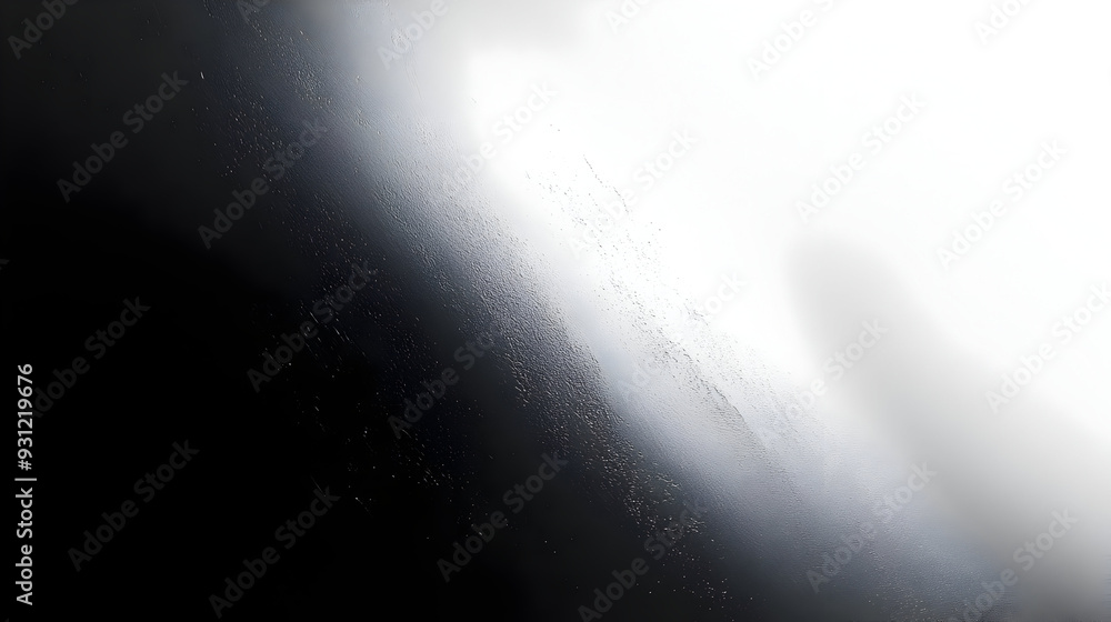 Poster abstract image depicting a gradient of light and shadow.