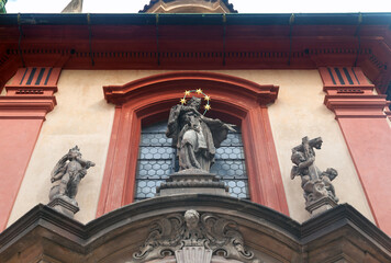 Obraz premium St. George Basilica, near Prague Castle, Czech Republic.