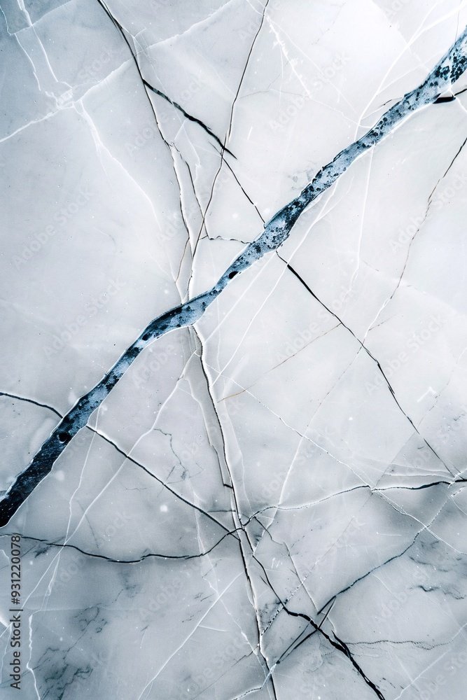 Aufkleber sleek marble texture with refined gray veining, creating an elegant backdrop with abundant copy spac