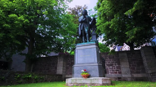 Johann Sebastian Bach Statue Eisenach, Germany Classical