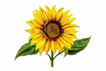 the AI Image Generator, a close up of a sunflower