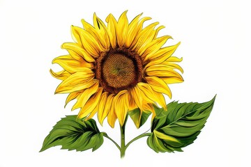 Obraz premium the AI Image Generator, a close up of a sunflower