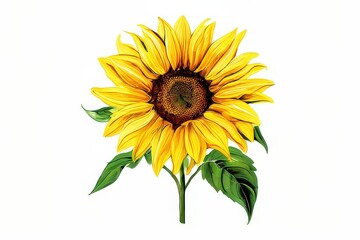 Obraz premium the AI Image Generator, a close up of a sunflower