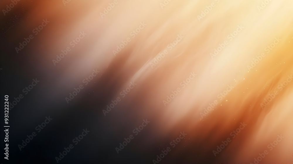 Poster abstract light patterns with warm hues and soft gradients.