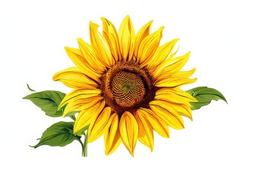 Fototapeta premium the AI Image Generator, a close up of a sunflower