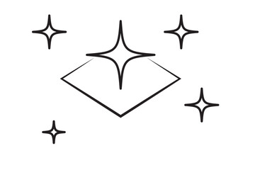 clean surface icon set, easy cleaning, thin line symbol on white background