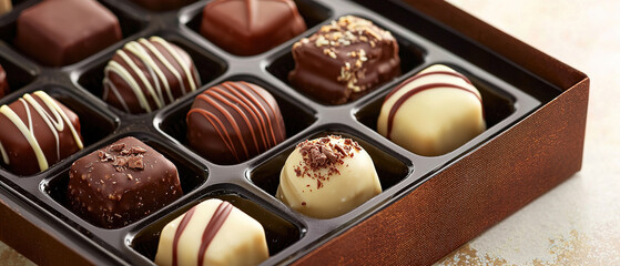Assorted Gourmet Chocolates in Box