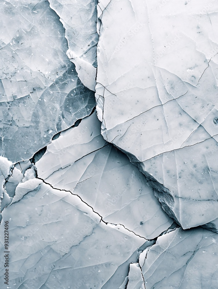 Poster classic white marble texture with fine gray patterns, ideal for a minimalist background with abundan