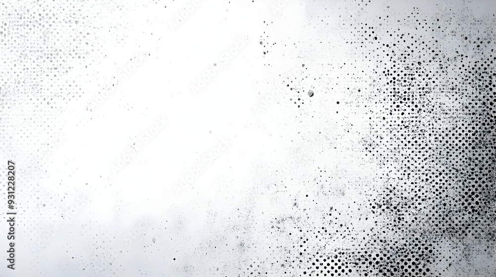 Poster abstract textured background with a gradient of dots and stains.