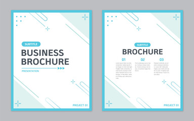 비즈니스 브로슈어 편집 템플릿 06