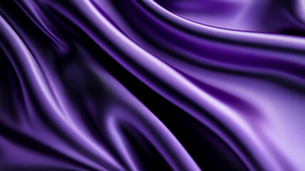 Deep purple and silver velvet softly flowing in graceful curves abstract background for Lawyers Day sophisticated and elegant symbolizing integrity and wisdom 