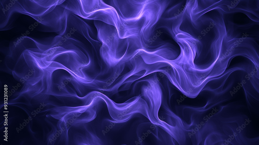 Poster gradient midnight purple background with glowing ghostly swirls fading into dark shadows halloween s