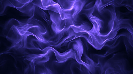 Obraz premium Gradient midnight purple background with glowing ghostly swirls fading into dark shadows Halloween spirit with a mysterious and magical touch perfect for haunting visuals 