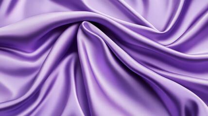 Obraz premium Smooth lavender satin in flowing folds with soft reflections and subtle silver accents perfect abstract background for Easter or spring themes light and delicate 