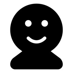 Fototapeta premium User icon for profiles and identity