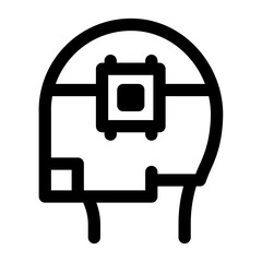 Artificial Intelligence Line Icon