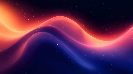Obraz premium Abstract waves in vibrant colors create a dreamy atmosphere.