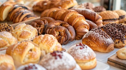 Fototapeta premium Freshly Baked Bread and Pastries